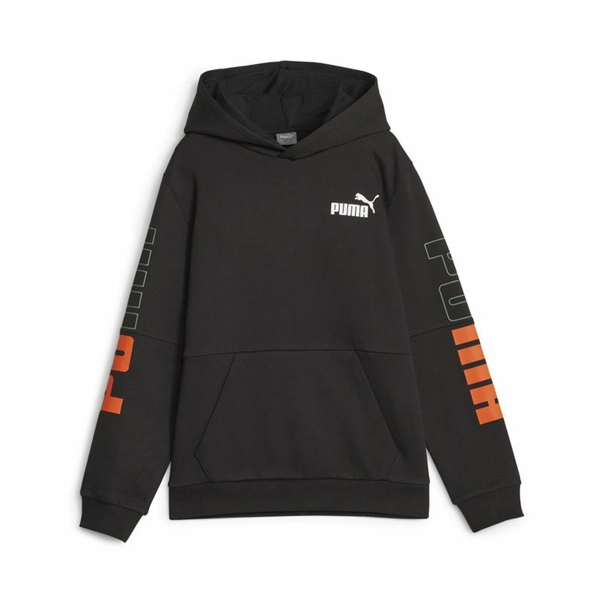 Kinder-Sweatshirt Puma Power Colorblock Schwarz - AWK Flagship