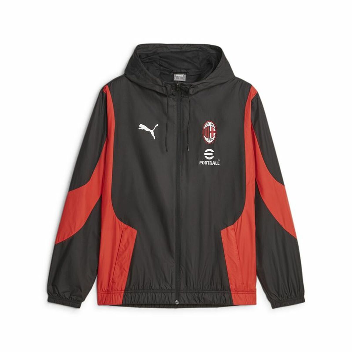 Sportjacke für Herren Puma Ac Milan Prematch Schwarz Rot - AWK Flagship