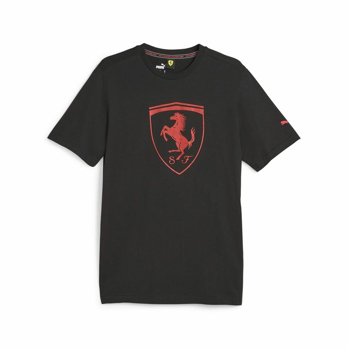 Herren Kurzarm-T-Shirt Puma Ferrari Race Tonal B Schwarz - AWK Flagship