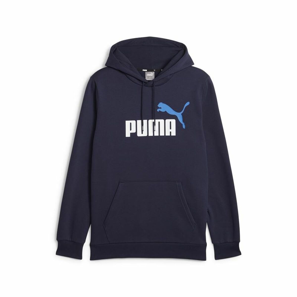 Herren Sweater mit Kapuze Puma Ess+ 2 Col Big Marineblau - AWK Flagship