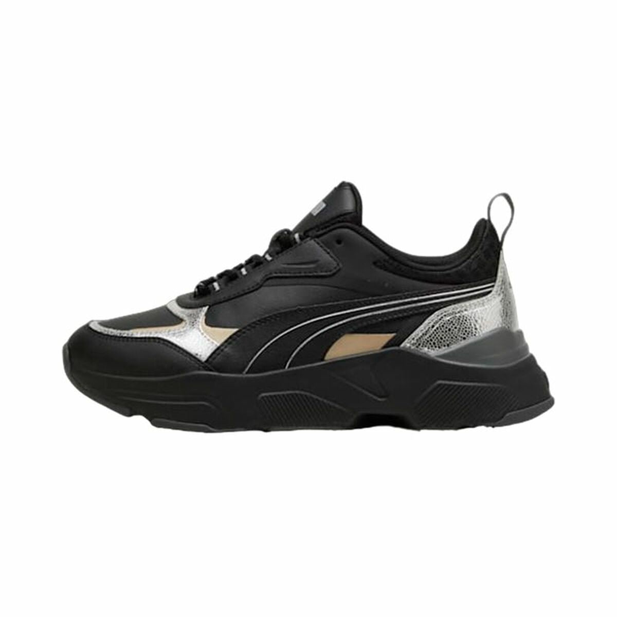 Casual Damenturnschuh Puma Cassia Metallic Shine Schwarz - AWK Flagship