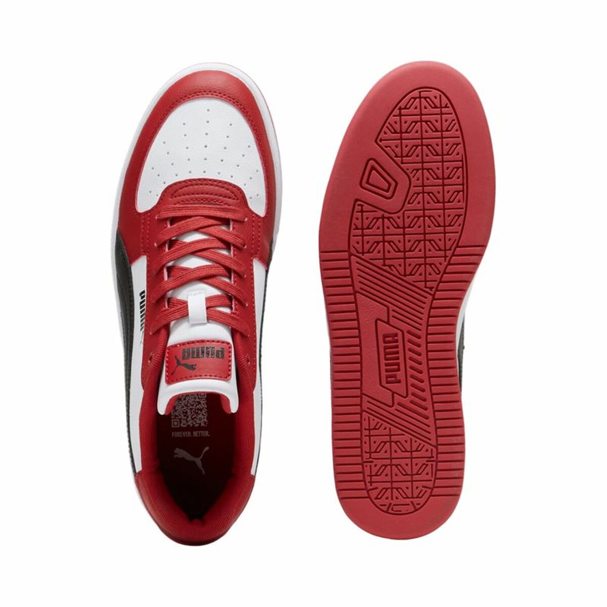 Herren Sneaker Puma Caven 2.0 Club Weiß Rot - AWK Flagship