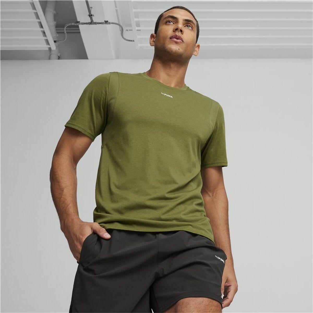 Kurzärmliges Sport T-Shirt Puma Kwick Hike™  grün - AWK Flagship