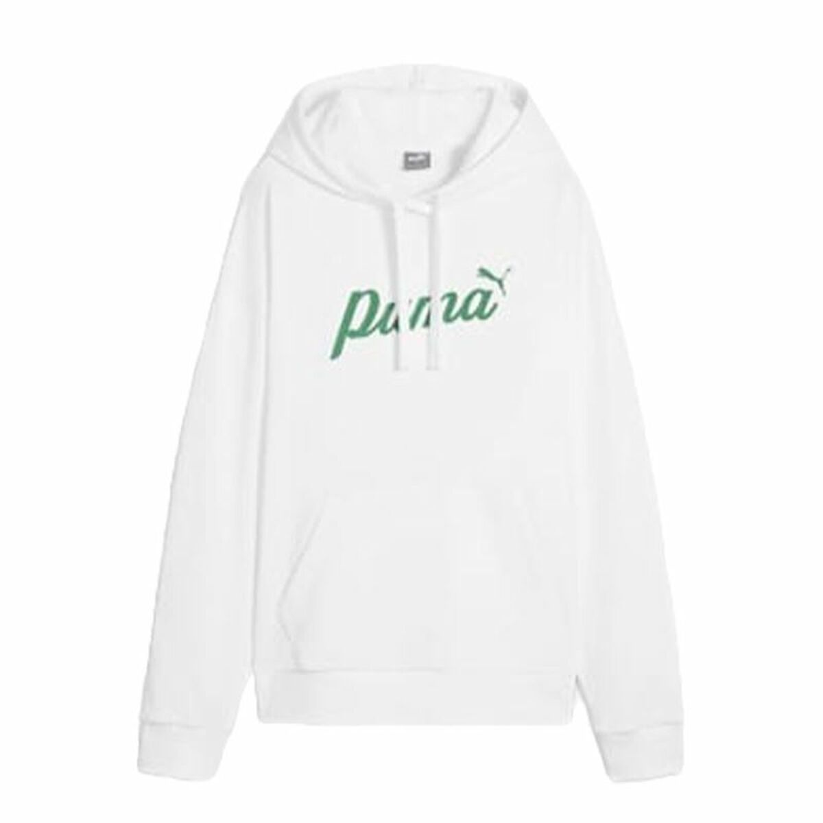 Damen Sweater mit Kapuze Puma Essentials+ Script Weiß - AWK Flagship