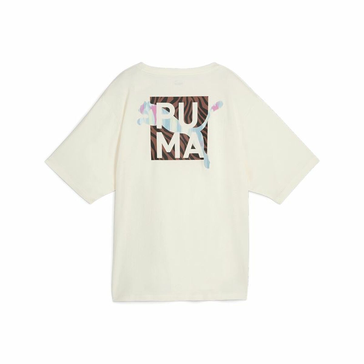 Damen Kurzarm-T-Shirt Puma Animal Remix Weiß - AWK Flagship