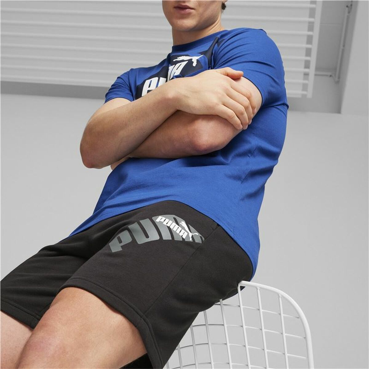 Sport Shorts Puma Power Graphic Schwarz - AWK Flagship