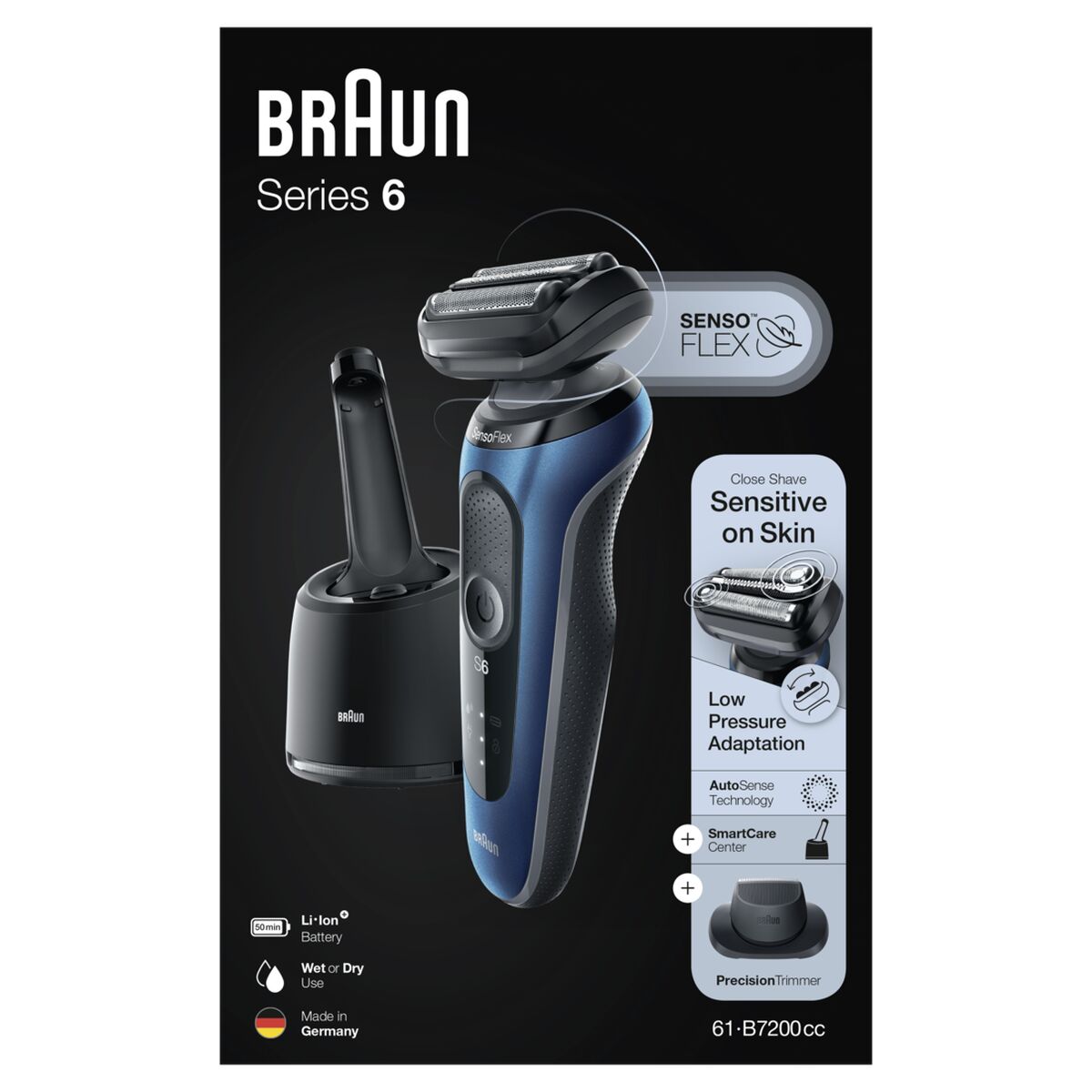 Elektrischer rasierapparat Braun Braun Series 6 - AWK Flagship