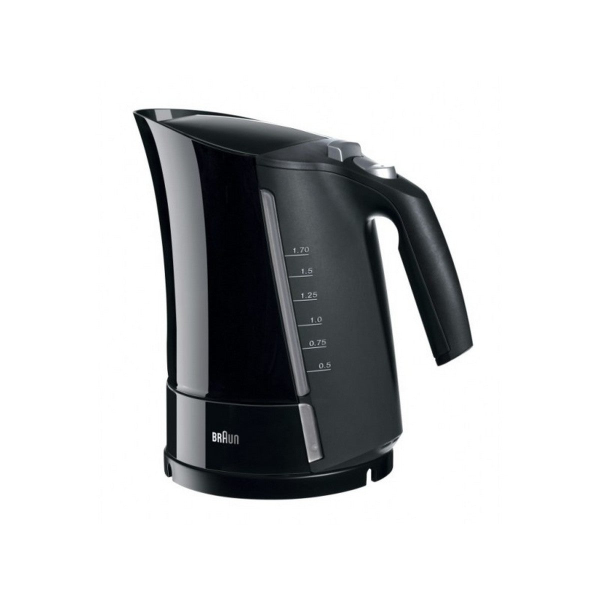 Braun 533631 Elektrischer Wasserkocher mit LED-Licht - Schwarz 1,7 L - AWK Flagship