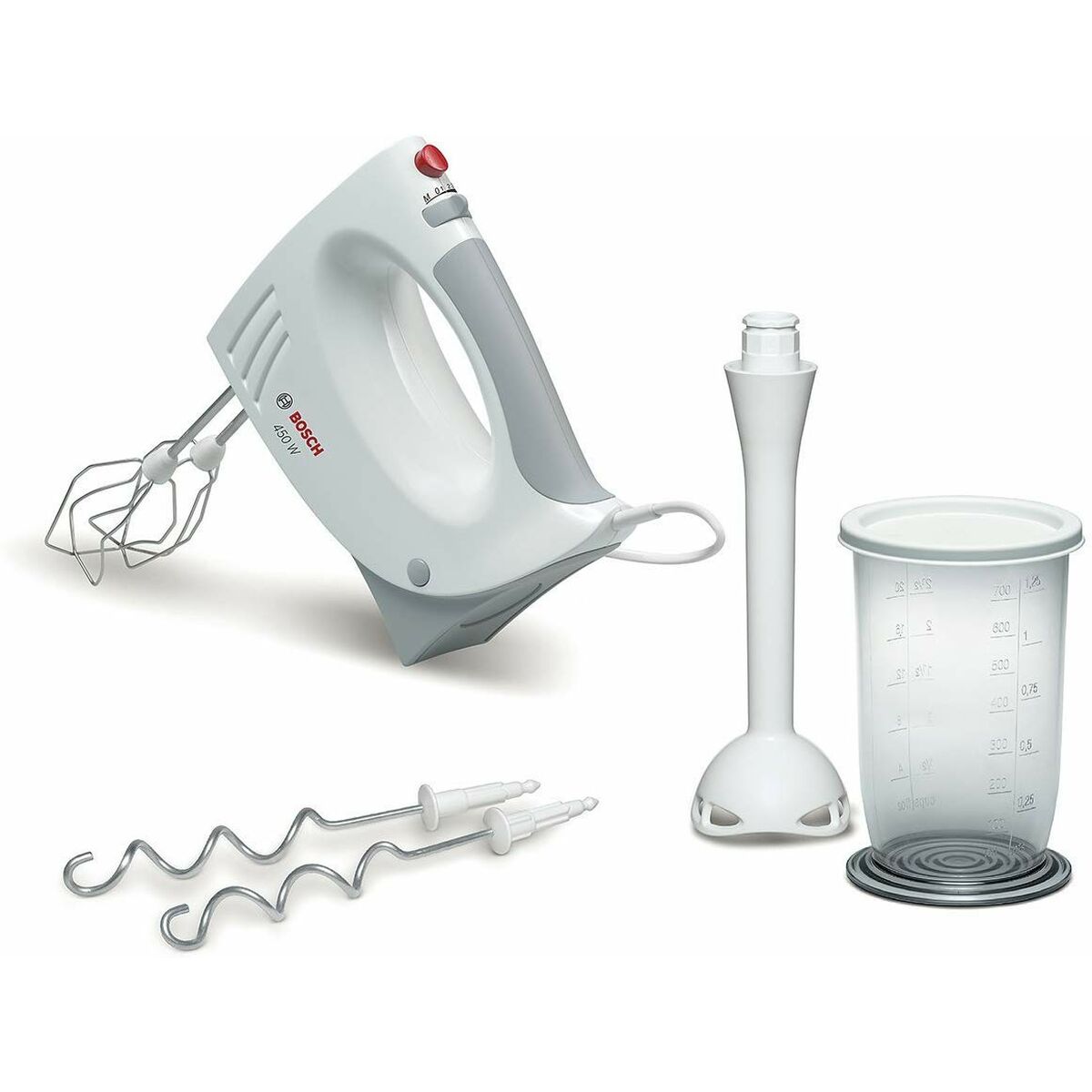 Handmixer BOSCH MFQ3540 Weiß Grau 450 W - AWK Flagship