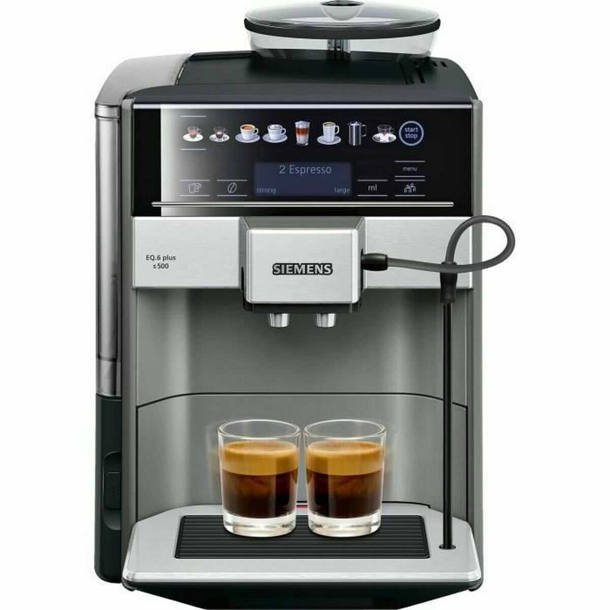 Superautomatische Kaffeemaschine Siemens AG TE655203RW 1500 W Schwarz Grau Silberfarben 1500 W 19 bar 300 g 1,7 L - AWK Flagship