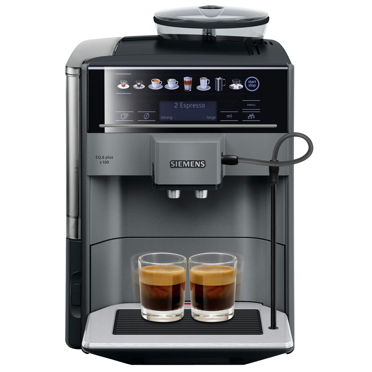 Superautomatische Kaffeemaschine Siemens AG TE651209RW Weiß Schwarz Titan 1500 W 15 bar 2 Kopper 1,7 L - AWK Flagship