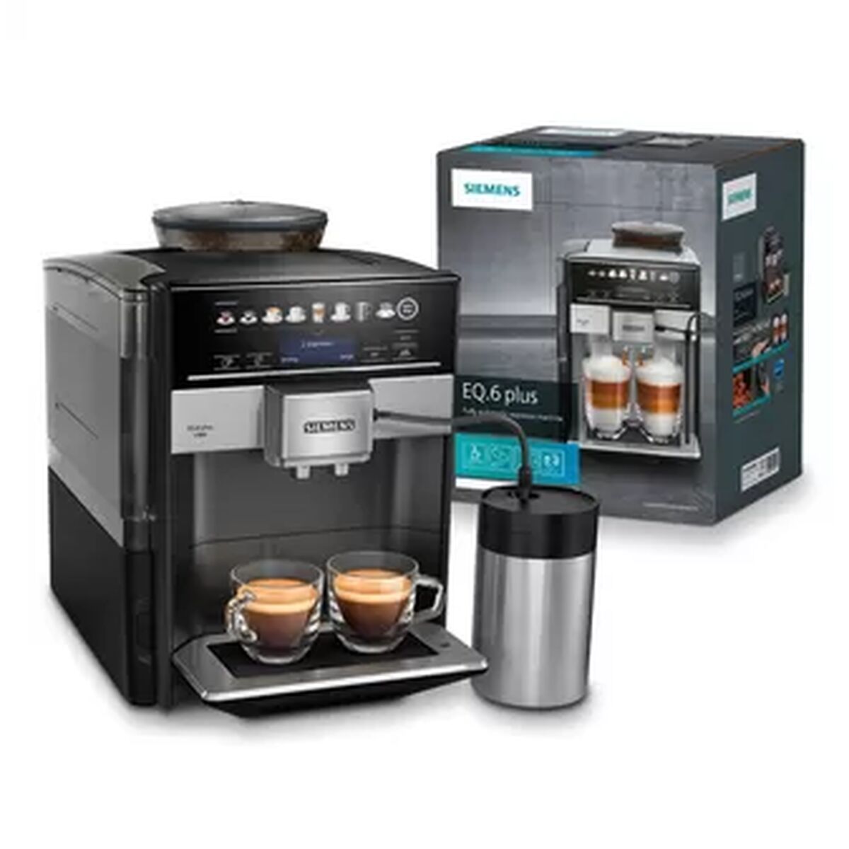 Superautomatische Kaffeemaschine Siemens AG TE658209RW Schwarz 1500 W 19 bar 300 g 1,7 L - AWK Flagship