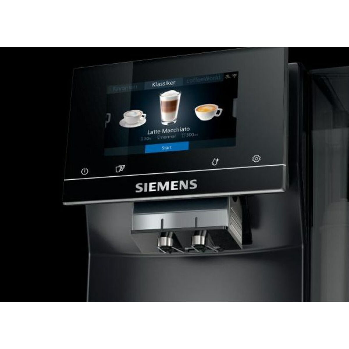 Superautomatische Kaffeemaschine Siemens AG TP703R09 Schwarz 1500 W 19 bar 2,4 L 2 Kopper - AWK Flagship