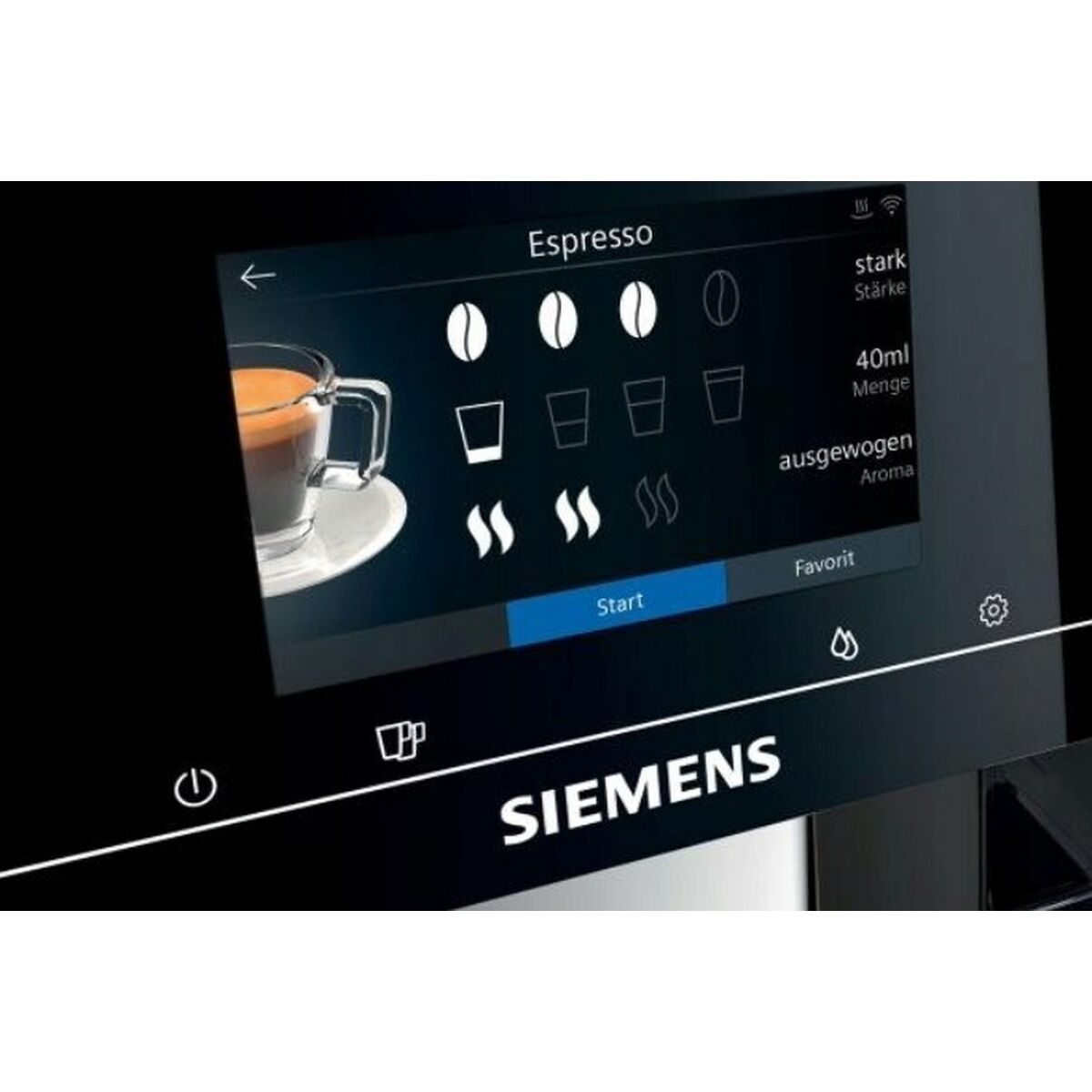 Superautomatische Kaffeemaschine Siemens AG TP703R09 Schwarz 1500 W 19 bar 2,4 L 2 Kopper - AWK Flagship