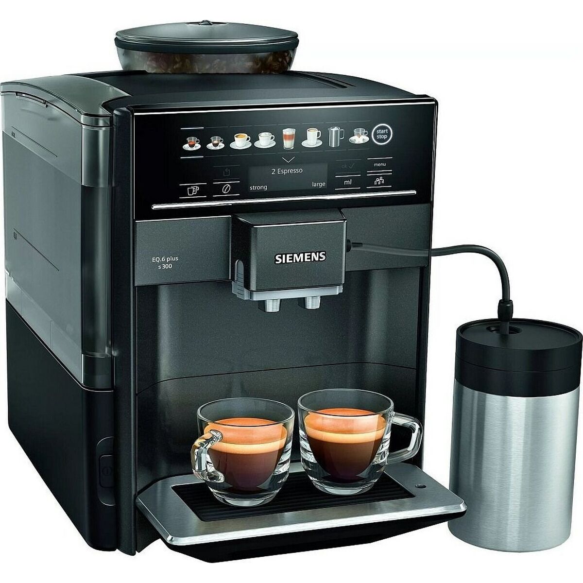 Superautomatische Kaffeemaschine Siemens AG TE653M19RW Schwarz 1500 W 15 bar 300 g 1,7 L - AWK Flagship