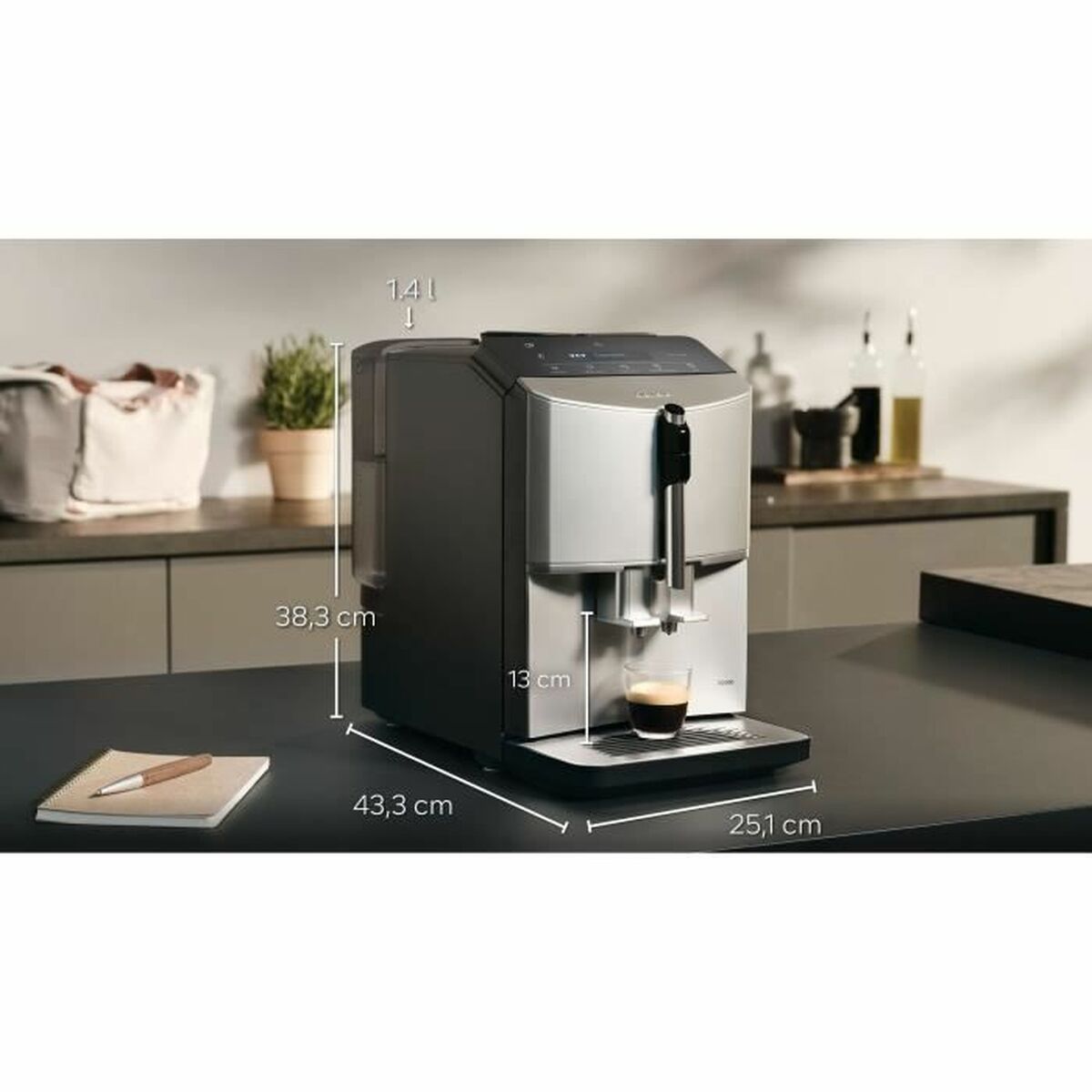 Superautomatische Kaffeemaschine Siemens AG EQ300 S300 1300 W 15 bar - AWK Flagship