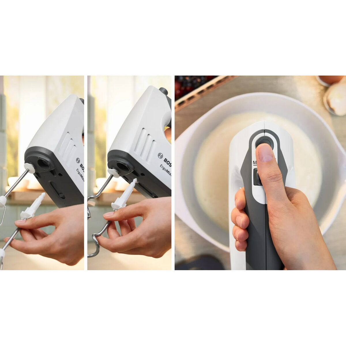 Handmixer BOSCH MFQ37470 Edelstahl - AWK Flagship