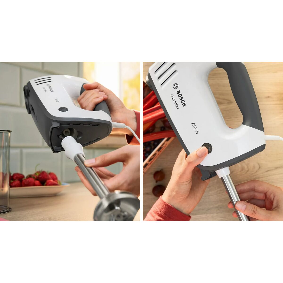 Handmixer BOSCH MFQ37470 Edelstahl - AWK Flagship