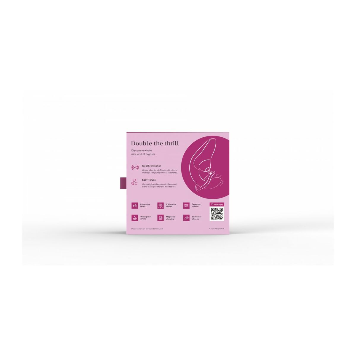 Vibrator Womanizer WOM182-PINK Rosa - AWK Flagship