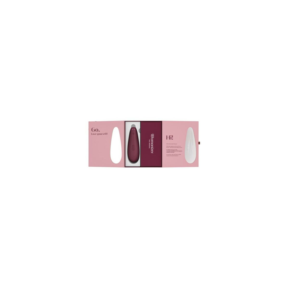 Vibrator Womanizer WOMANIZER CLASSIC 2 BORDEAUX Burgunderrot - AWK Flagship