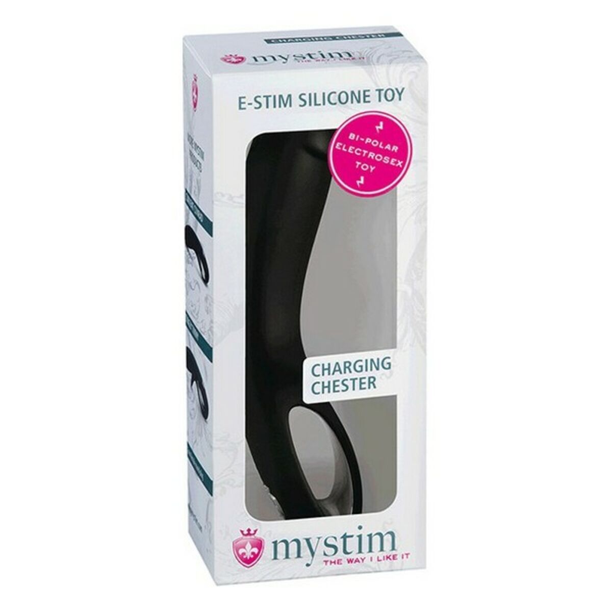 Charging Chester E-Dildo Mystim Schwarz (19 cm) - AWK Flagship