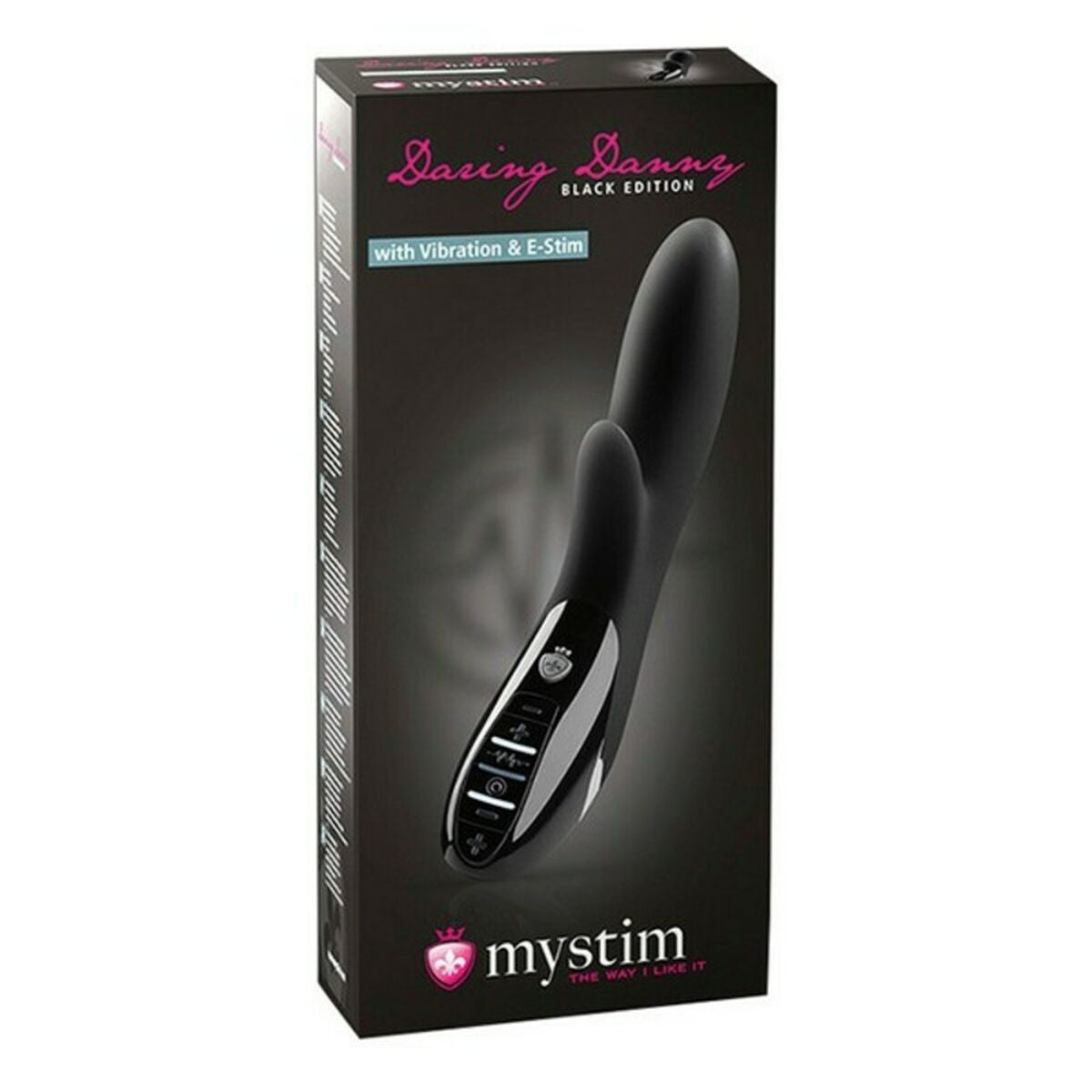 Dual Stimulationsvibrator Mystim Daring Danny Estim Schwarz - AWK Flagship