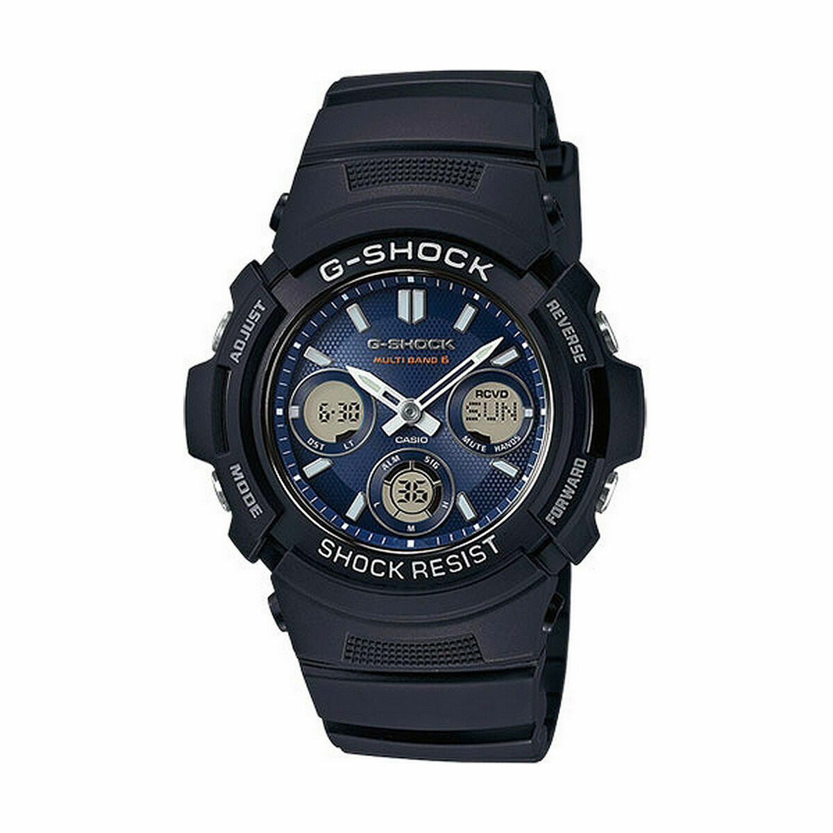 Herrenuhr Casio G-Shock AWG-M100SB-2AER Schwarz - AWK Flagship