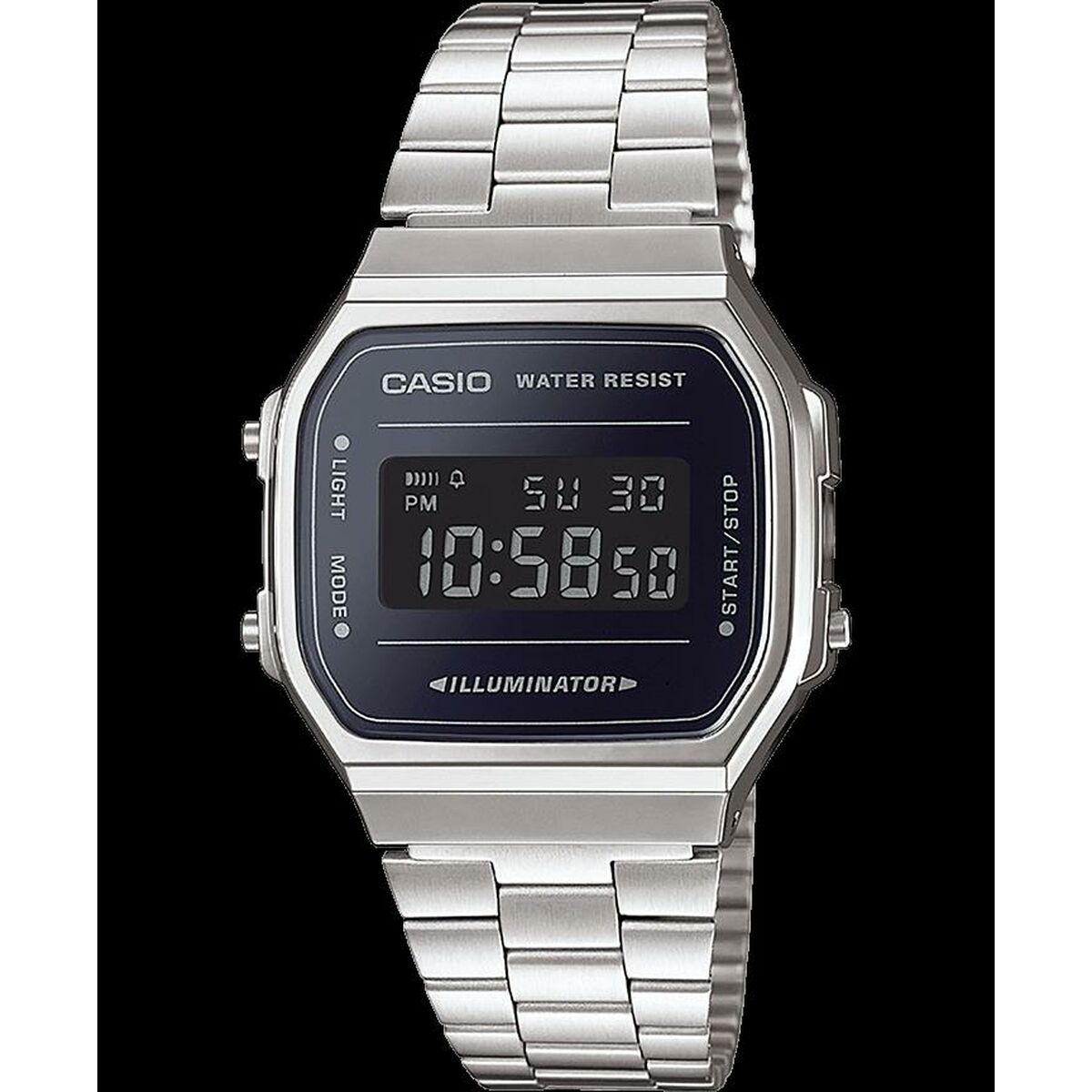 Herrenuhr Casio A168WEM-1EF Silberfarben - AWK Flagship