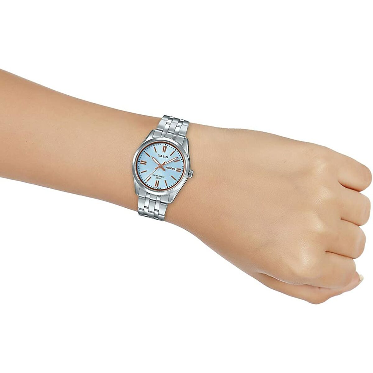 Damenuhr Casio ENTICER LADY Blau (Ø 36 mm) - AWK Flagship