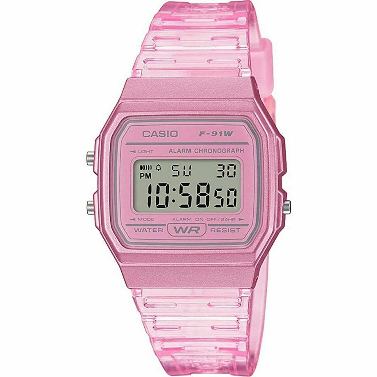 Unisex-Uhr Casio F-91WS-4EF Rosa (Ø 35 mm) - AWK Flagship