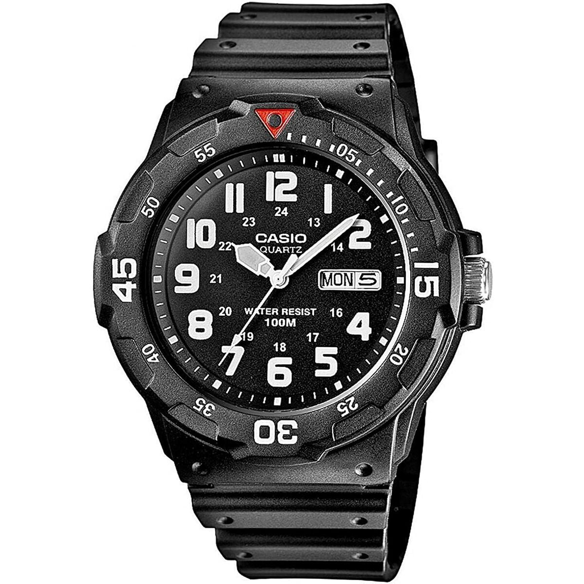 Herrenuhr Casio MRW-200H-1BVEG Schwarz - AWK Flagship