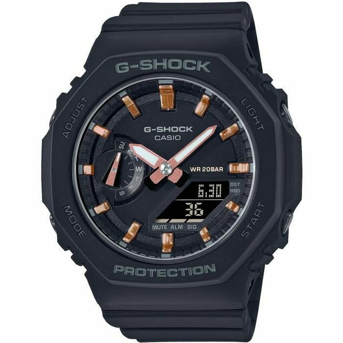 Uhr Casio GMA-S2100-1AER Schwarz - AWK Flagship