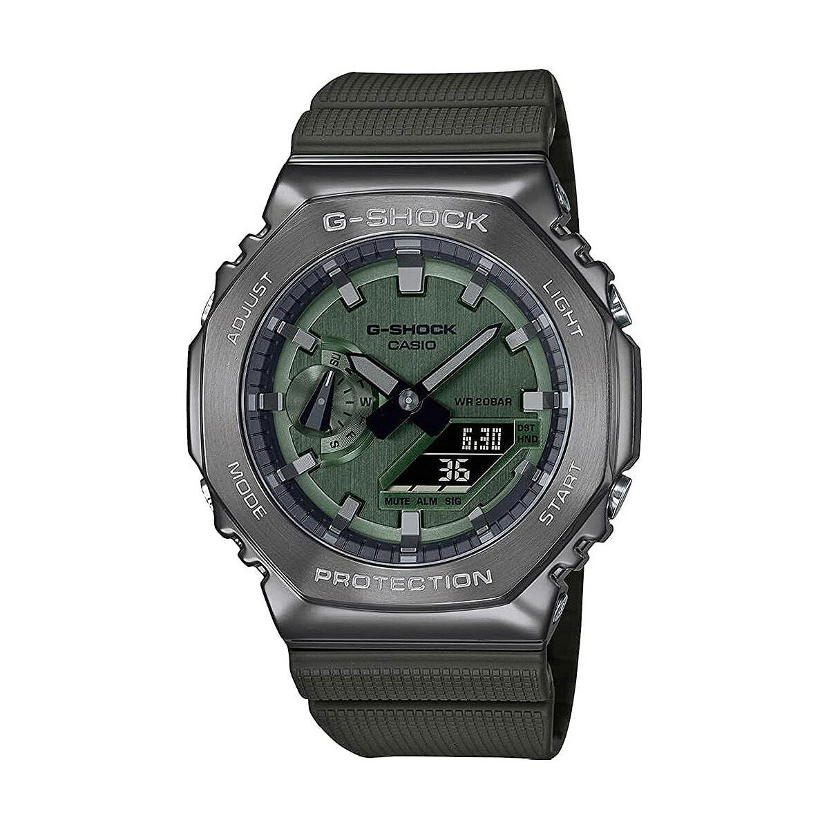 Herrenuhr Casio G-Shock OAK METAL COVERED - Green (Ø 44,5 mm) (Ø 45 mm) - AWK Flagship