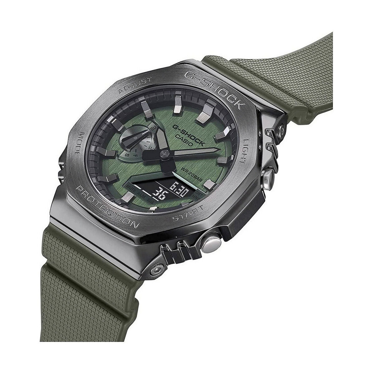 Herrenuhr Casio G-Shock OAK METAL COVERED - Green (Ø 44,5 mm) (Ø 45 mm) - AWK Flagship