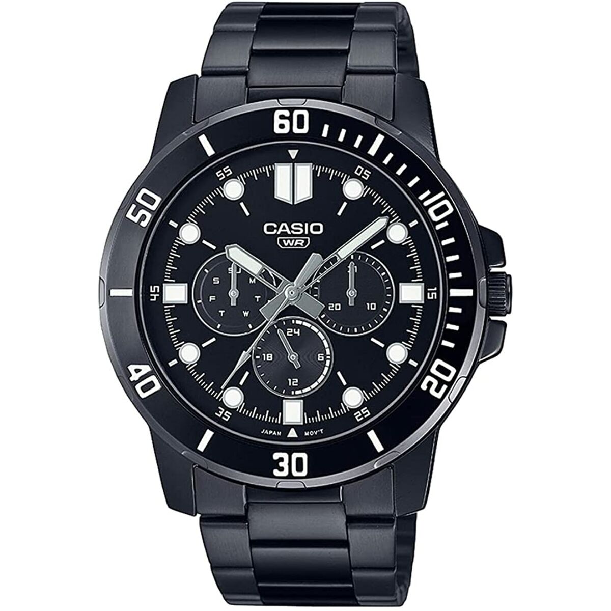 Herrenuhr Casio COLLECTION Schwarz (Ø 45 mm) - AWK Flagship