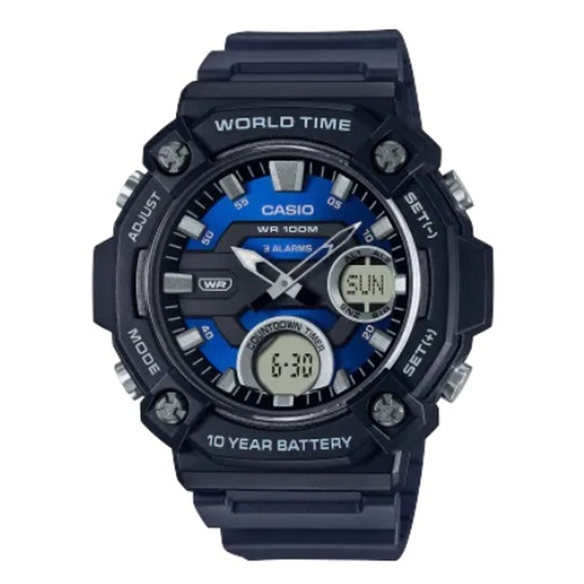 Herrenuhr Casio OVERSIZE 10 YEAR BATTERY (Ø 52 mm) - AWK Flagship