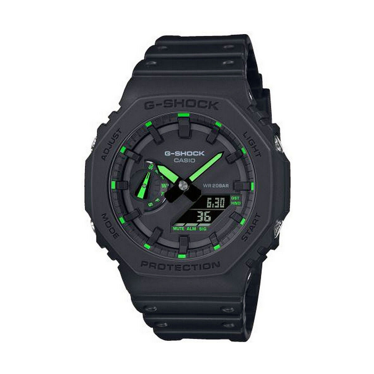 Herrenuhr Casio G-Shock OAK - Neon Green Index (Ø 45 mm) - AWK Flagship