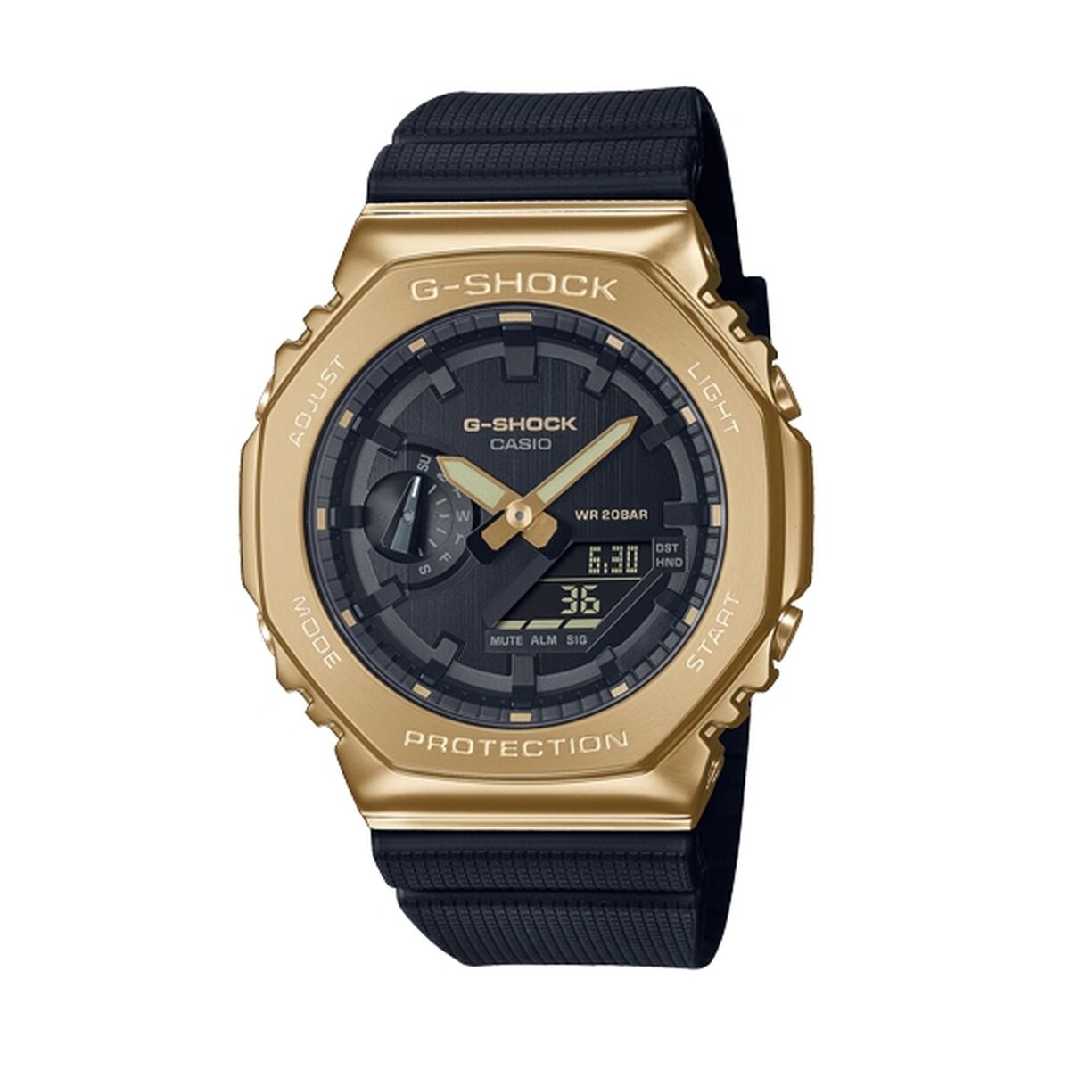 Unisex-Uhr Casio G-Shock OAK METAL COVERED - Gold (Ø 44,5 mm) - AWK Flagship