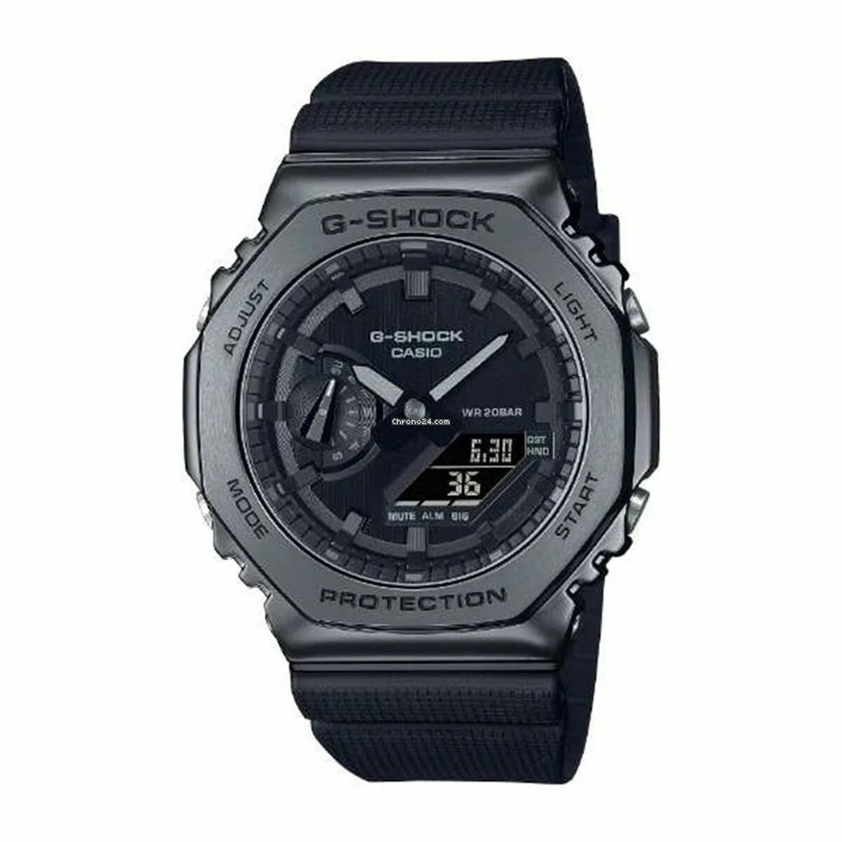 Herrenuhr Casio GM-2100BB-1AER Schwarz - AWK Flagship