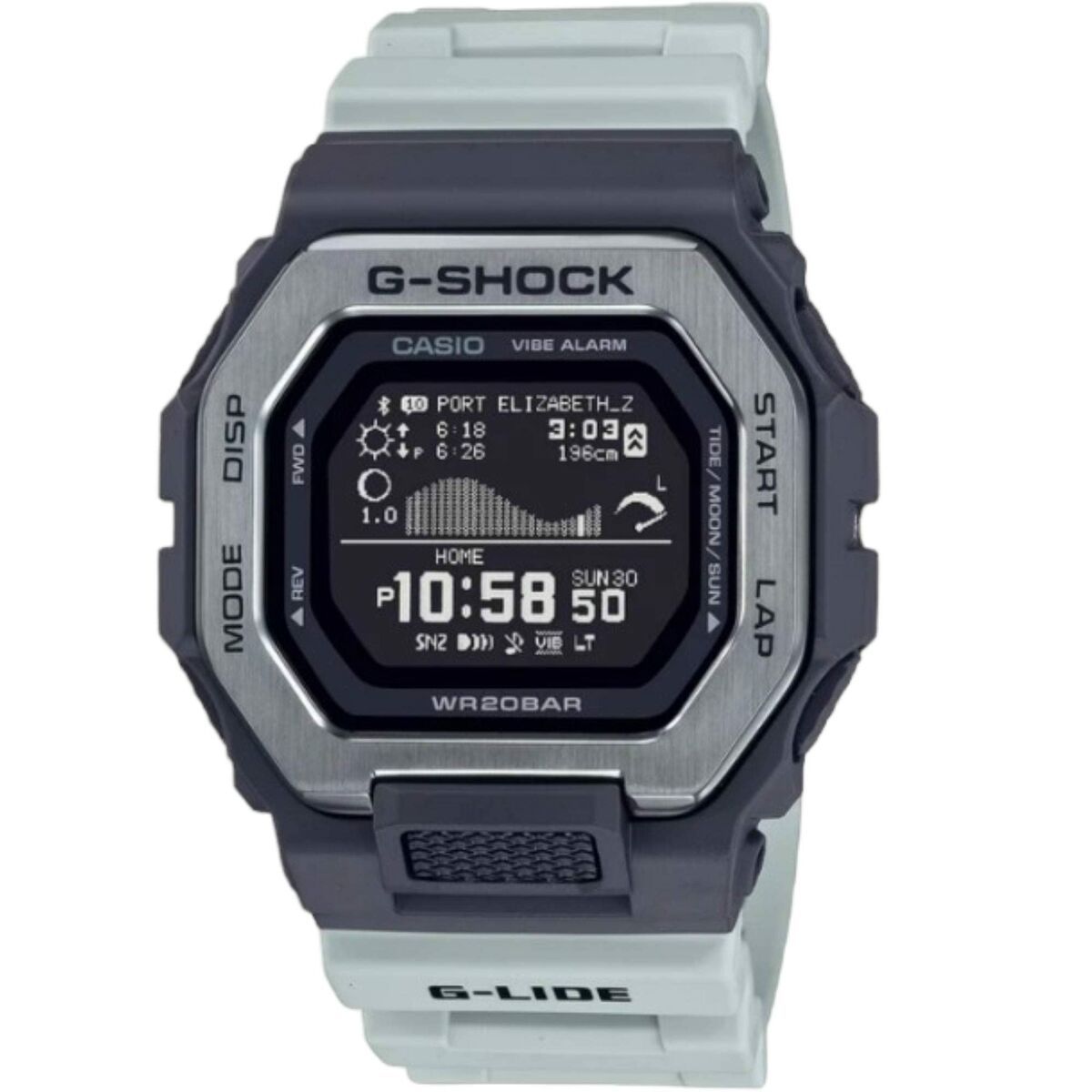 Unisex-Uhr Casio G-Shock G-LIDE GRAY (Ø 46 mm) - AWK Flagship