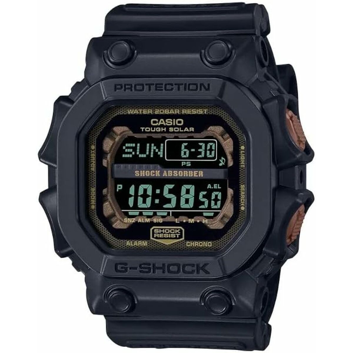 Herrenuhr Casio G-Shock THE KING - XL G-SHOCK - BLACK & RUST SERIE Schwarz (ø 54 mm) - AWK Flagship