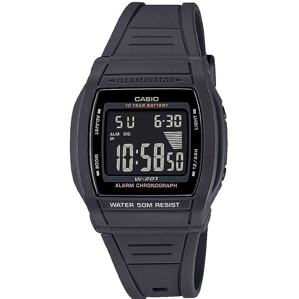 Unisex-Uhr Casio COLLECTION Schwarz (Ø 36 mm) - AWK Flagship