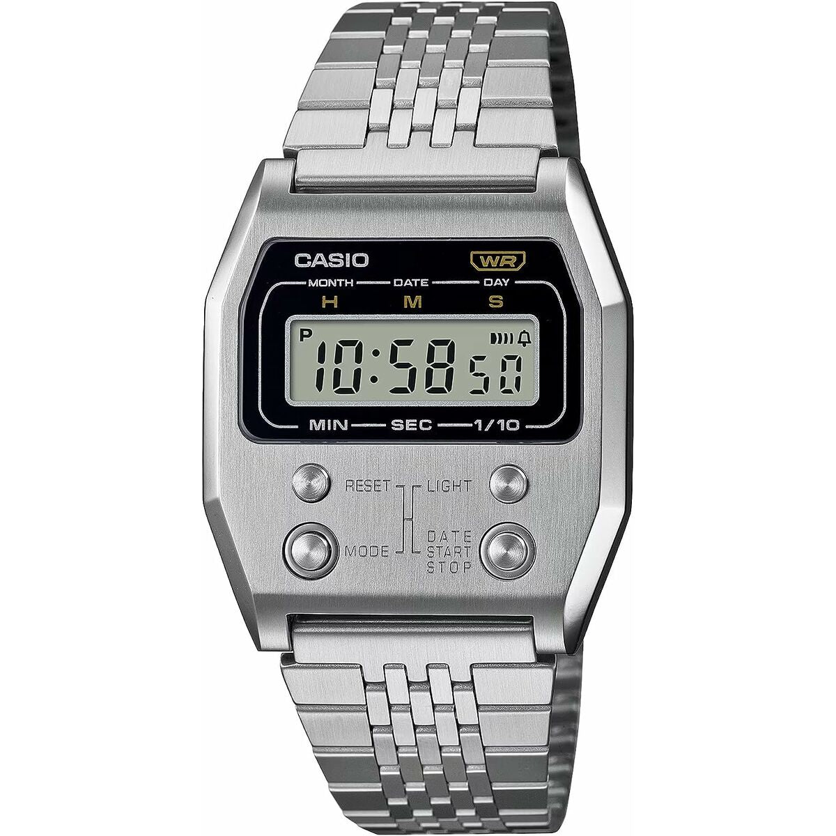 Herrenuhr Casio A1100D-1EF Grau Silberfarben - AWK Flagship