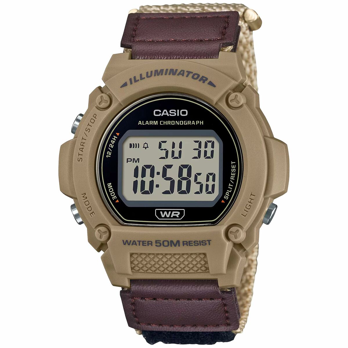 Herrenuhr Casio Illuminator W-219HB-5A Grau (Ø 47 mm) - AWK Flagship