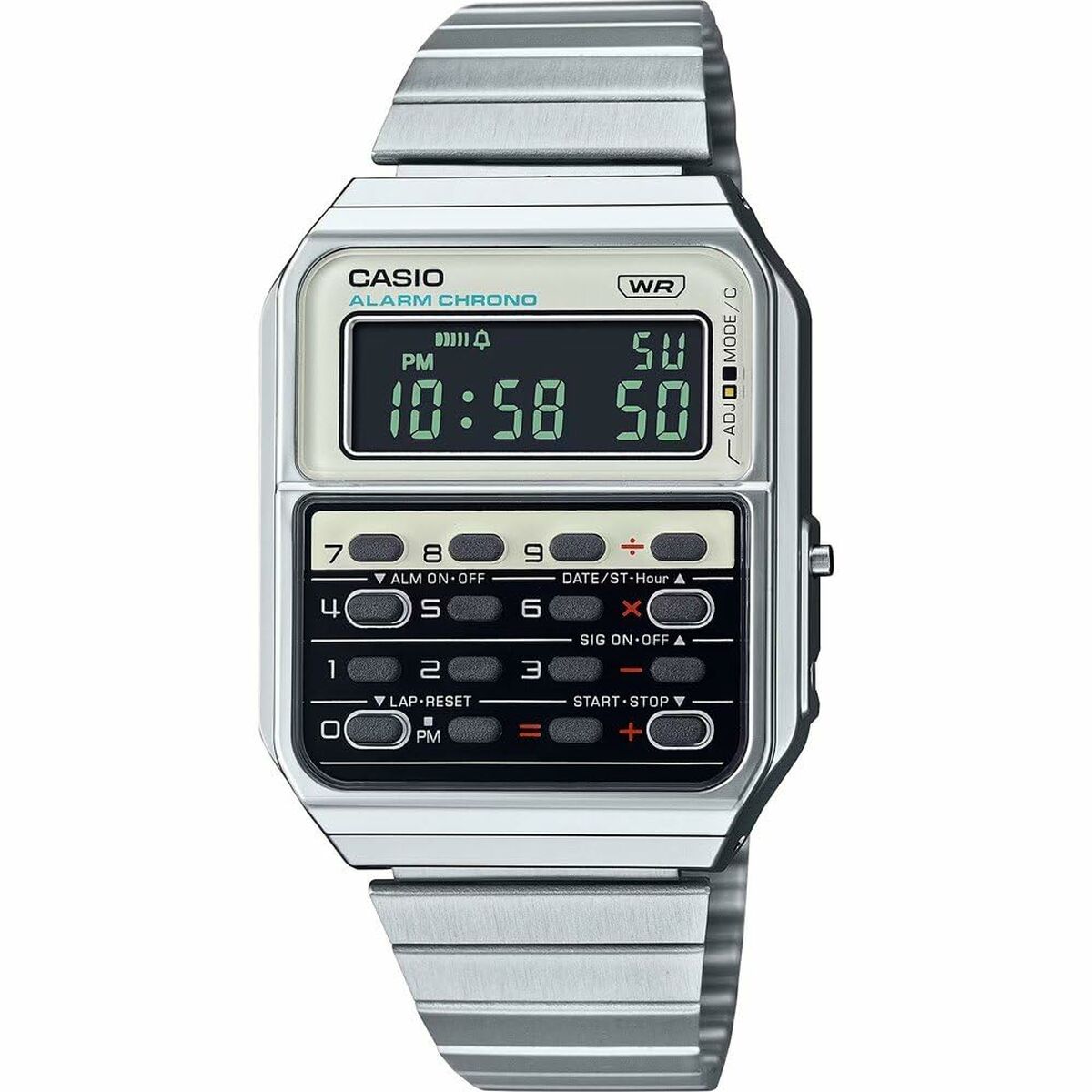 Herrenuhr Casio CA-500WE-7BEF Silberfarben (Ø 34 mm) - AWK Flagship