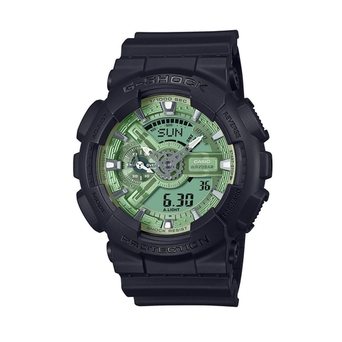 Herrenuhr Casio G-Shock GA-110CD-1A3ER Schwarz grün - AWK Flagship