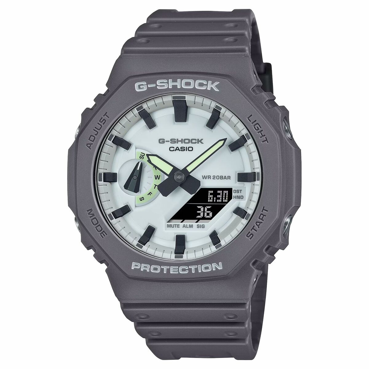 Herrenuhr Casio G-Shock GA-2100HD-8AER Weiß (Ø 44,5 mm) - AWK Flagship