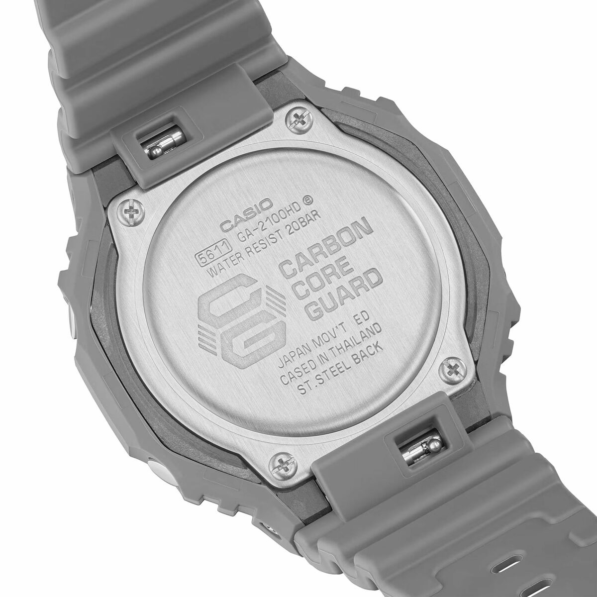 Herrenuhr Casio G-Shock GA-2100HD-8AER Weiß (Ø 44,5 mm) - AWK Flagship