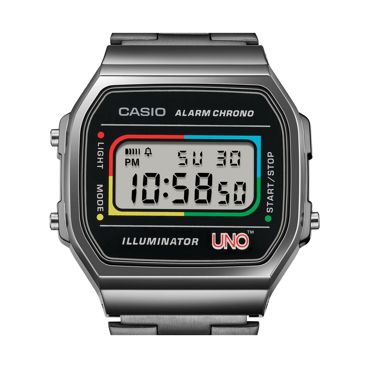 Herrenuhr Casio A168WEUC-1AER Schwarz Grau (Ø 36 mm) - AWK Flagship