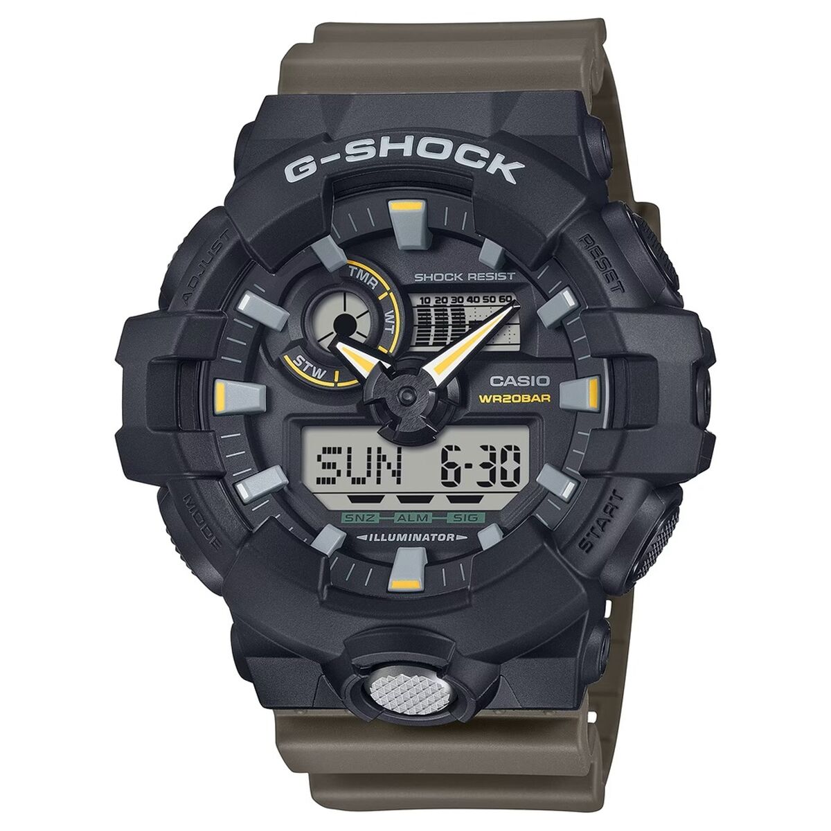 Herrenuhr Casio G-Shock OVERSIZED - TWO TONE UTILITY COLOURS (Ø 53,5 mm) - AWK Flagship